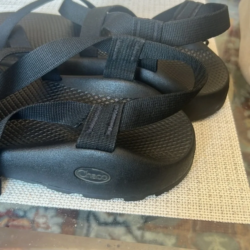 Chaco J106639 Chaco Men's Tegu Black Slides Excellent Pre-Owned Condition Sz 10M